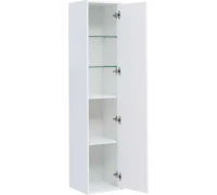 Шкафы-пенал Aquanet Lino (Flat) 35 белый глянец