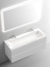 Тумба подвесная SANCOS Snob T 1195х445х500, c двумя ящиками оснащенными доводчиками, Bianco, арт.SNT120W