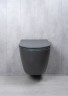 Унитаз подвесной Tornado Gid Tr2122TF-Dgm 62260Y серый матовый 49x36x36