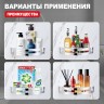 Полка для ванной комнаты угловая 205*205*55мм Raglo хром