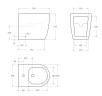 Биде напольное BelBagno MARINO BB105B