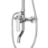 Душевая стойка со смесителем и изливом BelBagno AURORA-VSCM-CRM