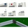 Душевой уголок RGW 110х100х185 см CL-48B CL-14B + Z-050-1B Прямоуг., Чёрный, Прозрачное, 5 мм Easy Clean (32094801-014)