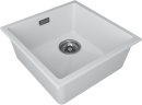 Мойка LUMI 45UNI-SKEW, IT-GRANIT, LU45SK-WH, белый, 455х440, Paulmark