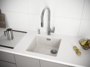 Мойка LUMI 45UNI-SKEW, IT-GRANIT, LU45SK-WH, белый, 455х440, Paulmark