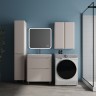 Тумба напольная STYLELINE "Бергамо мини 70" (2 ящ.) Люкс Плюс антискрейтч карамель с раковиной Каре Люкс МИНИ 700х350