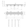 Душевой лоток Veconi Medium N 450