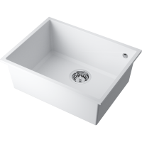 Кухонная мойка Omoikiri Tedori 54-U-WH Tetogranit/белый