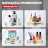 Полка для ванной комнаты угловая 205*205*55мм Raglo сатин золото