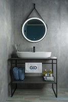 Раковина Gid N9347 51190 накладная белая 81x41x14