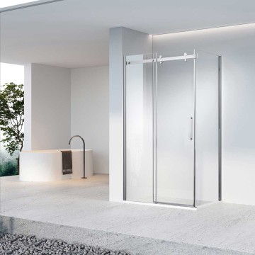 Душевой уголок Комо-Н (Como-N) VSR-4CN8013CL, 1300*800, хром, стекло прозрачное
