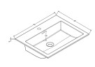 Раковина VCB-13600B из кварца, цвет черный