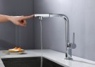 AQM9903CR Cucina Смеситель для кухни с выдвижным L-образным изливом, с подключением к фильтру с питьевой водой, хром