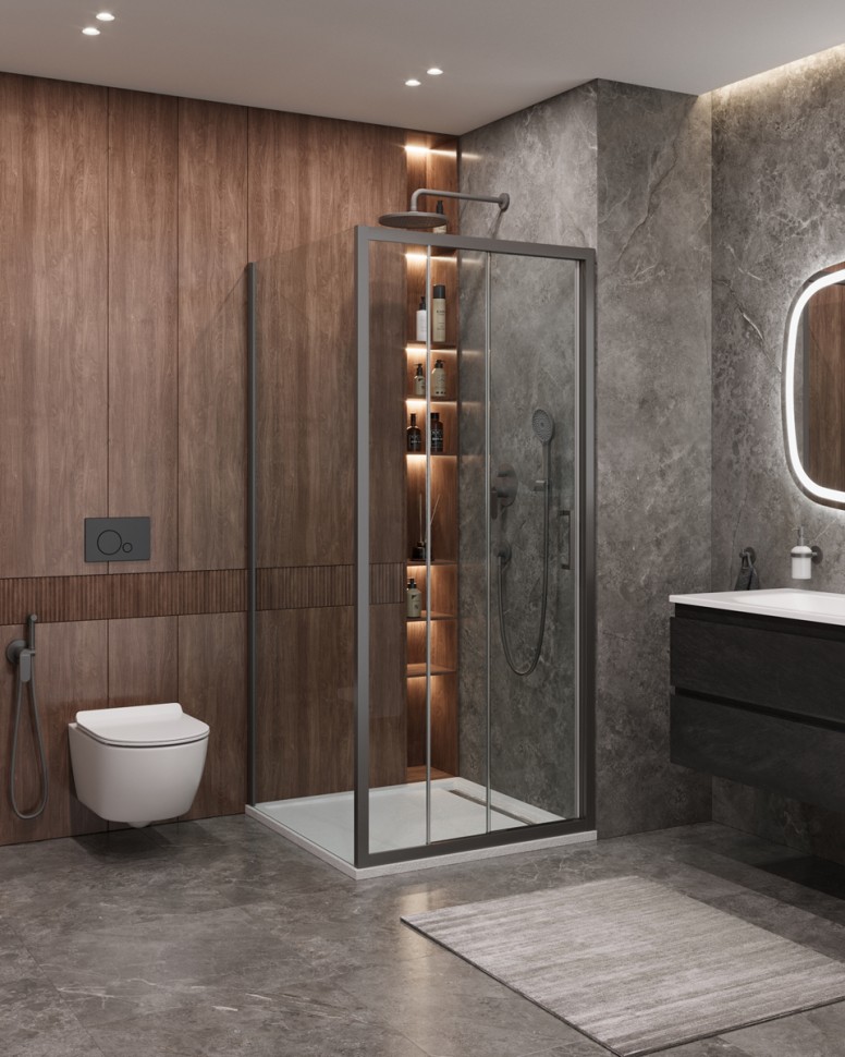 Душевой уголок CEZARES MOLVENO-AHF-31-120/90-C-GM-IV