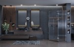 Душевое ограждение Ambassador Diamond 12011112R (100х100х200) трапеция,хром,стекло прозрачное,распашная,1 место