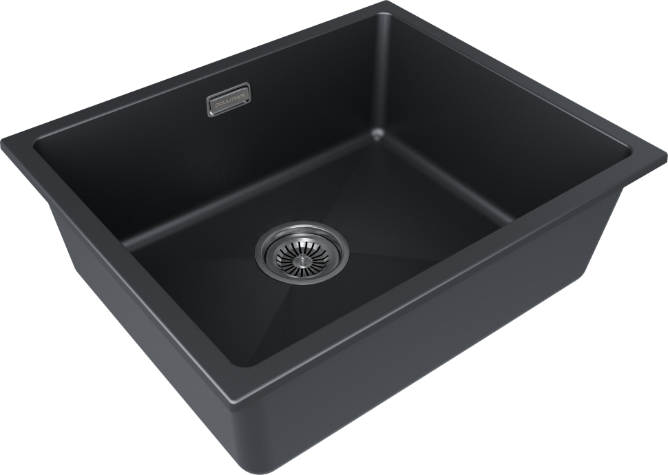Мойка LUMI 55UNI, IT-GRANIT, LU55-AN, антрацит, 555х460, Paulmark