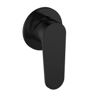 AQM8813MB Novara Встраиваемый смеситель в комплекте с внутр. частью, цвет черый матовый