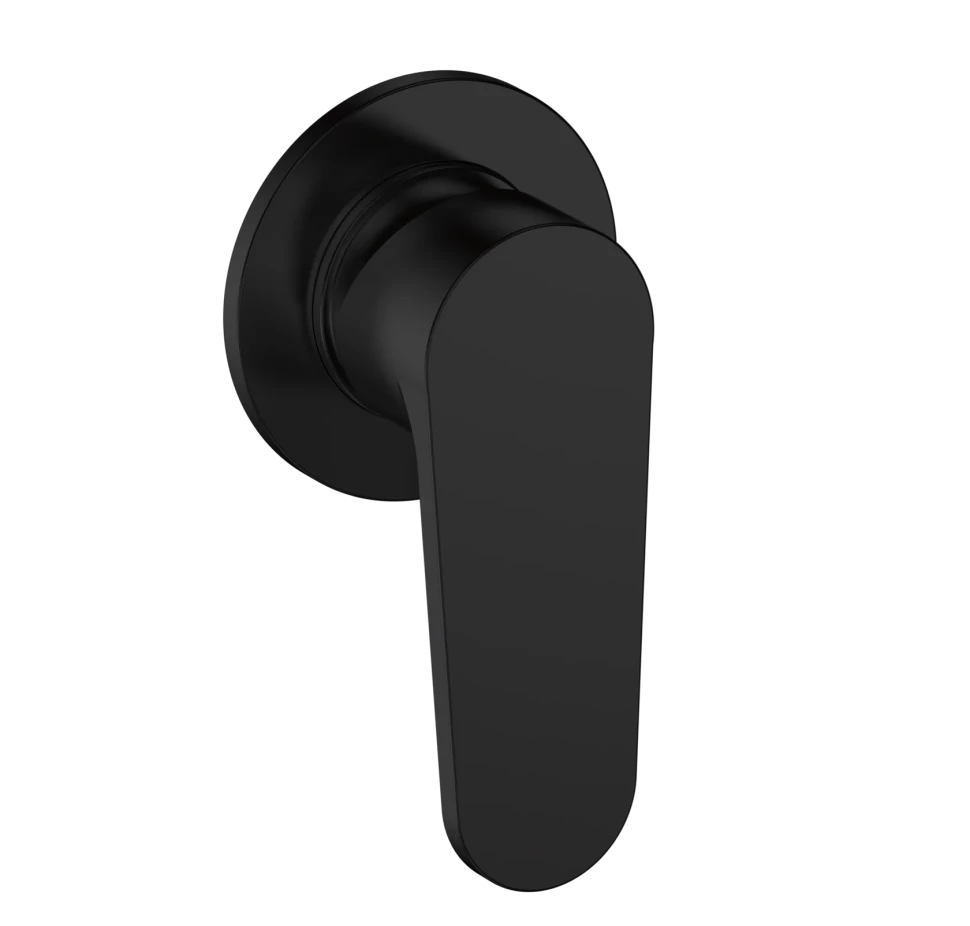 AQM8813MB Novara Встраиваемый смеситель в комплекте с внутр. частью, цвет черый матовый