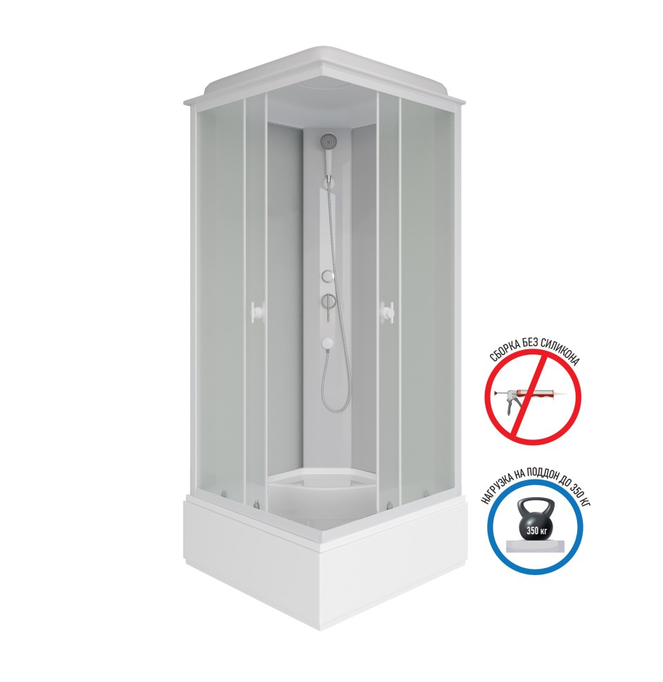 Душевая кабина Niagara Promo P90/26Q/MT (90х90х215) 4 места