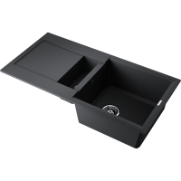 Кухонная мойка Omoikiri Sakaime 86-2-BL Tetogranit/черный