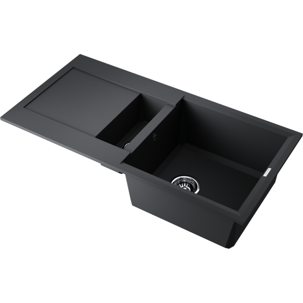 Кухонная мойка Omoikiri Sakaime 86-2-BL Tetogranit/черный