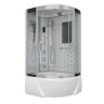 Душевая кабина Niagara Luxe NG-7712WL (80x120х215) высокий поддон(38см),дверь раздвижная,стенки серебро,4 места
