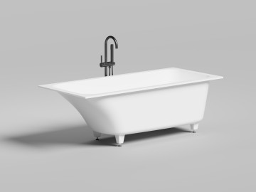 Ванна встраиваемая ORLANDA KIT 170x75 покраска по RAL полностью S-Sense Глянцевое