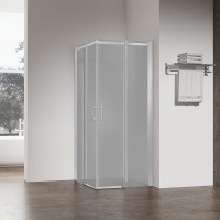 Душевой угол Veconi Rovigo RV-50LCH, 1100х800х1950, хром, стекло pear