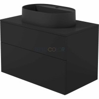 шкафчик для раковины, с гранитной раковиной - 55x35 cm