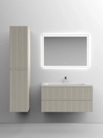 Тумба подвесная SANCOS Snob T 995х445х500, c двумя ящиками оснащенными доводчиками, Beige Soft , арт.SNT100CE