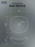 Раковина Gid N9412 51191 накладная белая 41.5x38x14