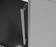 Душевая дверь Arno VPS-1A120CL, 1200, хром, стекло прозрачное