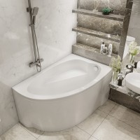 Комплект Акриловая ванна TIMO IVA1610R 160*100*70+Каркас + Слив-перелив+Фронтальная панель