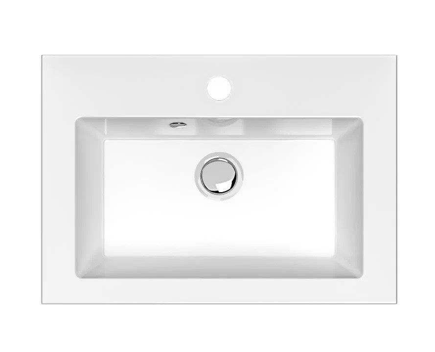 Раковина для ванной 40 см, Uperwood Eva, белая глянцевая