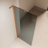 Душевая перегородка Волк-Ин (Walk-In) VLSW-1H100MRBC, 1000*2000, брашированная медь, стекло зеркальное  