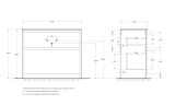 База под раковину напольная BelBagno KRAFT-1000-2C-PIA-RT Rovere Tabacco