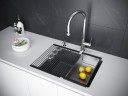 Мойка LUMI 55UNI, IT-GRANIT, LU55-BE, бежевый, 555х460, Paulmark