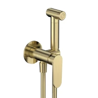 AQM6917BG Novara Готовый комплект гиг. душа (скрытый монтаж, латунная лейка), цвет золото шлифованно