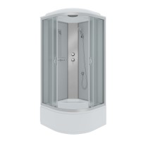 Душевая кабина Niagara Classic NG-2309-14 (100х100х215) высокий поддон(40см),стекло матовое,4 места