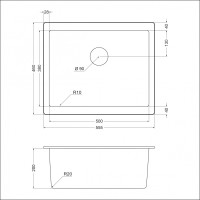 Мойка EMAR EMQ-1555.P EMQ-1555.P Антрацит