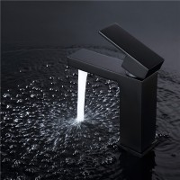 Смеситель ABBER Daheim AF8210B для раковины, черный матовый