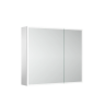 Зеркальный шкаф для ванной комнаты из алюминия SANCOS Evoke 900x700х136 мм с LED подсветкой, арт. SC8090