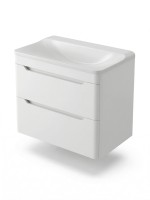 Тумба с раковиной для ванной Uperwood Ocean подвесная, 80 см, белая