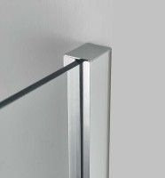 Душевой уголок Alpha VSR-3AL8015CL, 1500*800, хром, стекло прозрачное