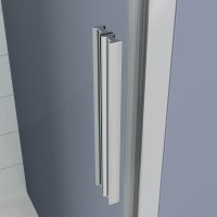 Душевой угол Veconi Ottimo P20SP CH, 1000х1000х1900 хром, стекло матовое