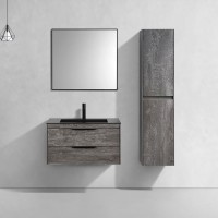 База под раковину Chiara 2D 800 подвесная, 2 выкатных ящика soft-close, G.Stone