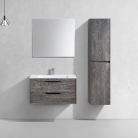 База под раковину Chiara 2D 800 подвесная, 2 выкатных ящика soft-close, G.Stone