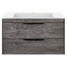 База под раковину Chiara 2D 800 подвесная, 2 выкатных ящика soft-close, G.Stone