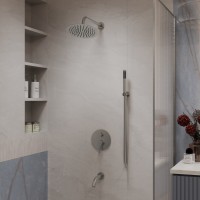 Душевой комплект Villa VSFW-1VL3BN встраиваемый, 3 режима, брашированный никель