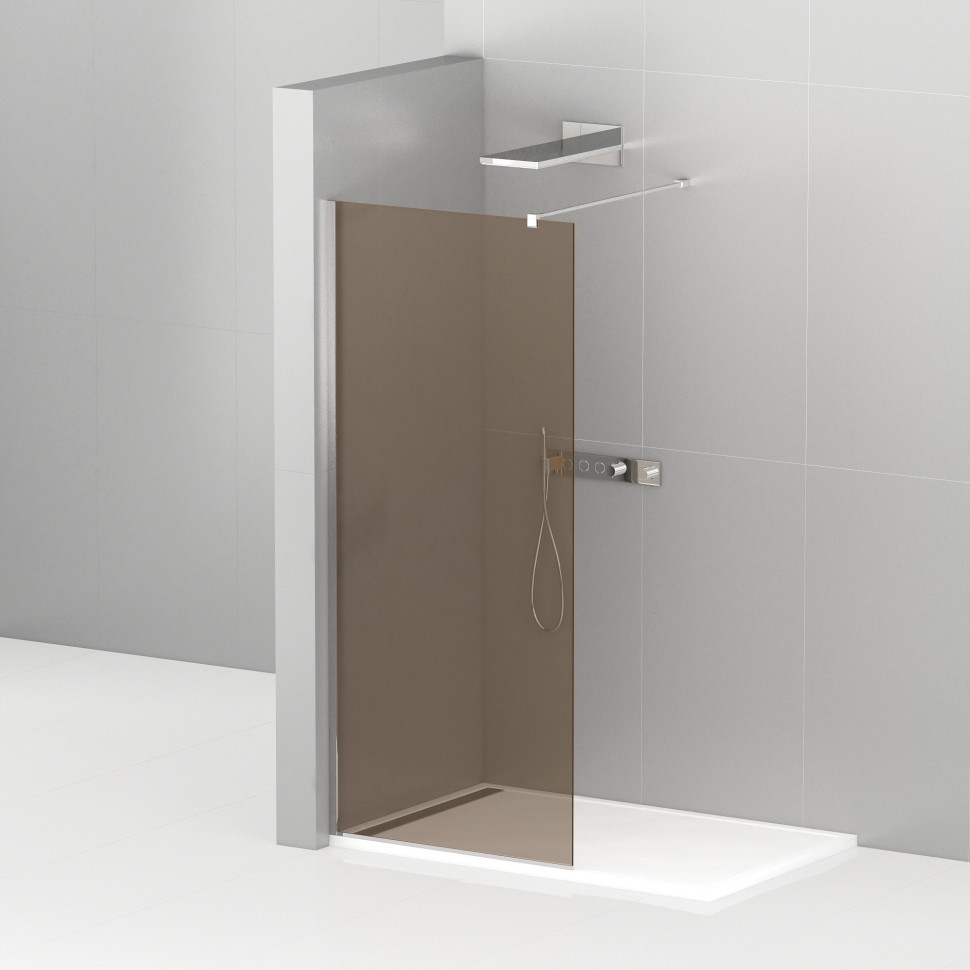 Душевая перегородка CEZARES LIBERTA-L-1-120-120-BR-Cr